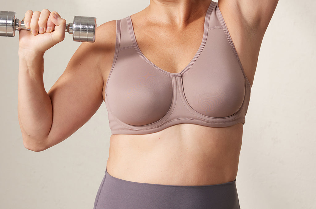 Women's High Impact Sports Bra White
