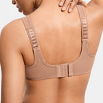 Women's High Impact Sports Bra Gravel Beige