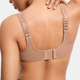 Women's High Impact Sports Bra Gravel Beige