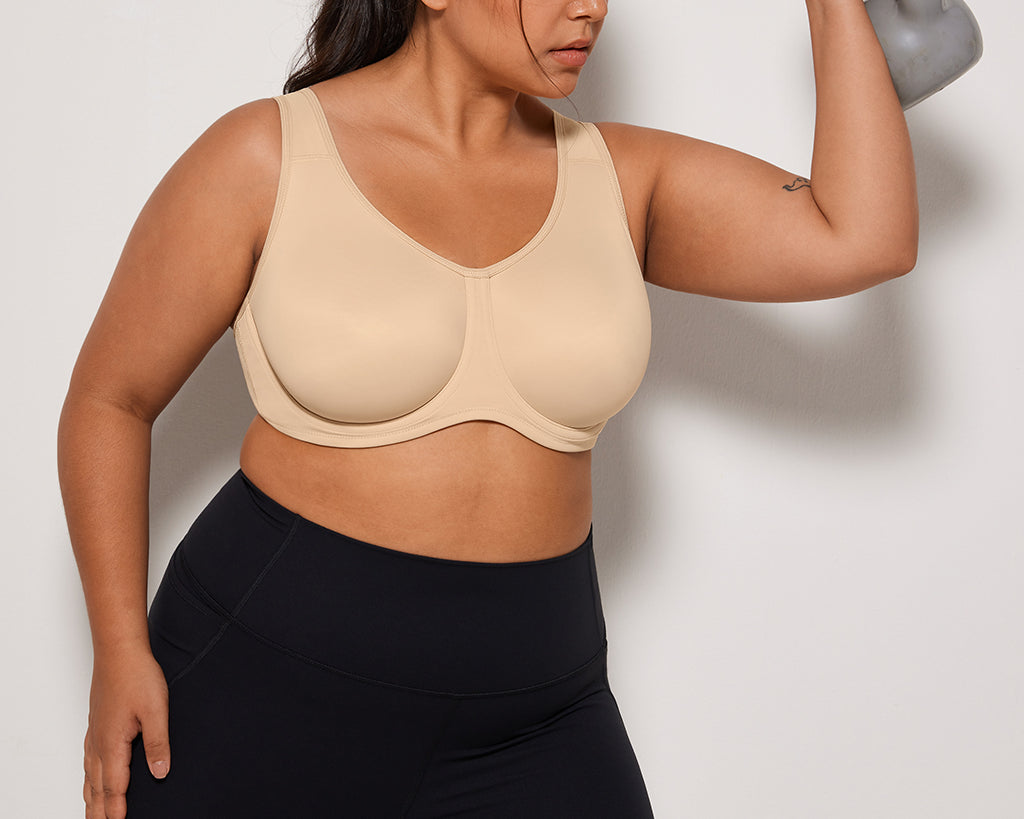Women's High Impact Sports Bra White