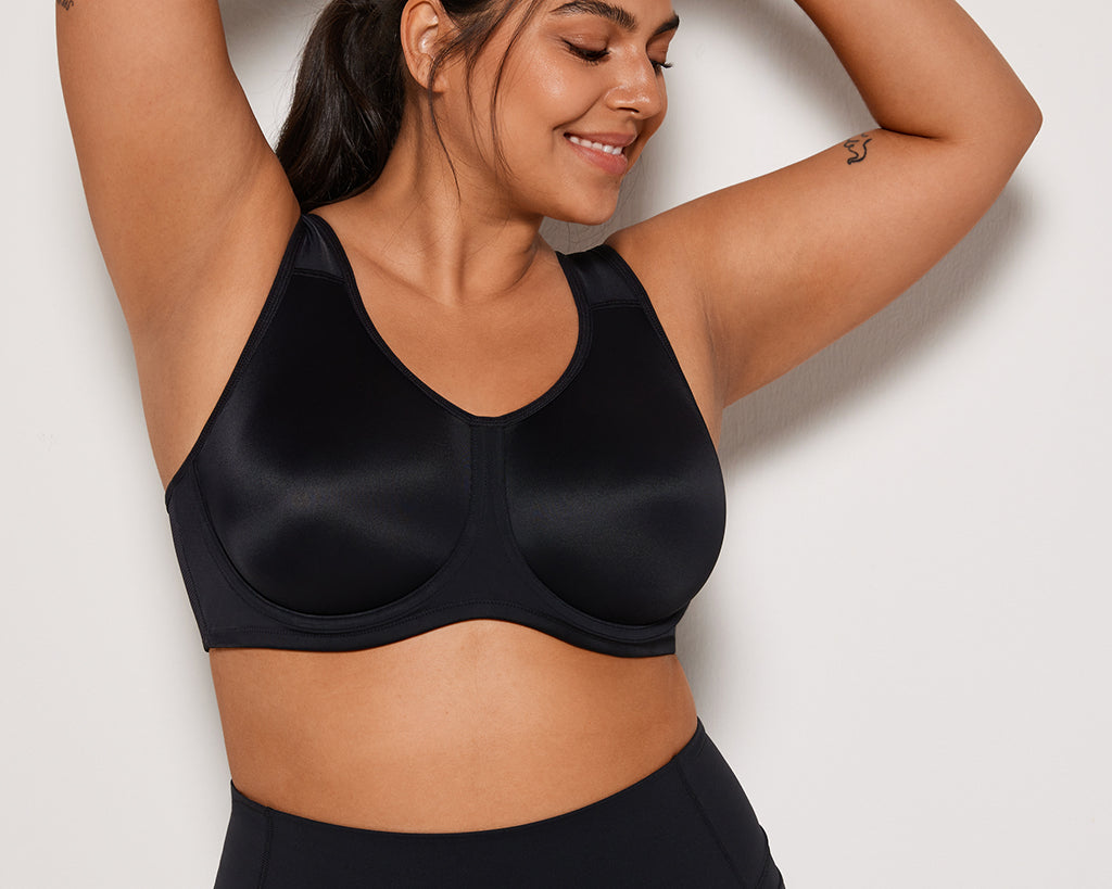 Women's High Impact Sports Bra Black @model_info:A1