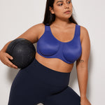 Women's High Impact Sports Bra lotus root grey
