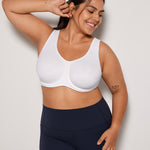 Women's High Impact Sports Bra White
