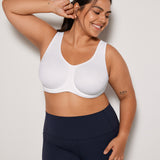 Women's High Impact Sports Bra White