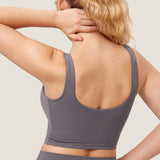 Women's V Neck Nursing Crop Tank Top Tornado