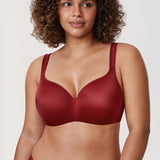 Women's Seamless Underwire Bra Apricot Pink