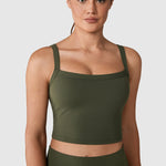 Women's Hugcurve Adjustable Longline Workout Bra Royal Blues