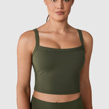 Women's Hugcurve Adjustable Longline Workout Bra Royal Blues