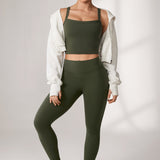 Women's Hugcurve Adjustable Longline Workout Bra Blackberry