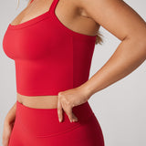 Women's Hugcurve Adjustable Longline Workout Bra Blackberry