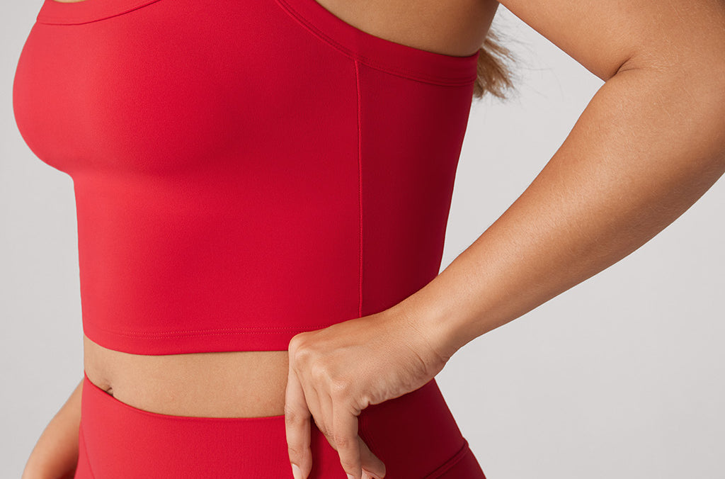 Women's Hugcurve Adjustable Longline Workout Bra Blackberry