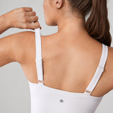 Women's Hugcurve Adjustable Longline Workout Bra Rose Magenta