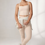 Women's Hugcurve Adjustable Longline Workout Bra Black