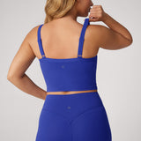 Women's Hugcurve Adjustable Longline Workout Bra Stardust