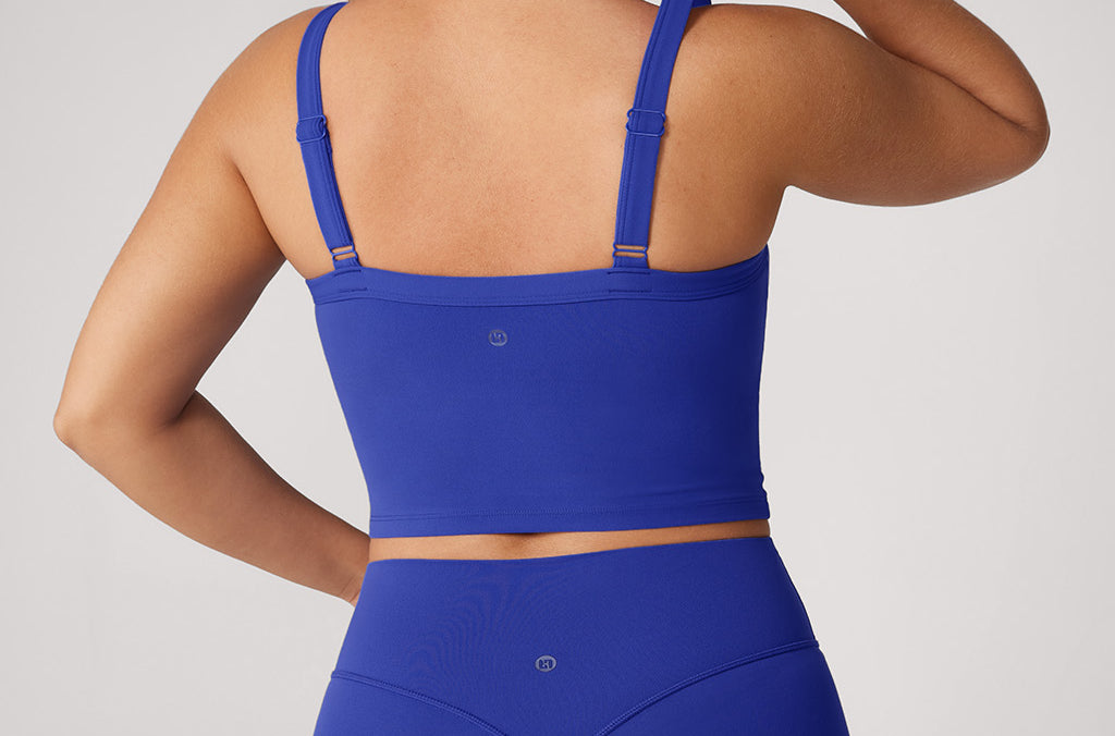 Women's Hugcurve Adjustable Longline Workout Bra Stardust