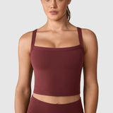 Women's Hugcurve Adjustable Longline Workout Bra Nightfall Blue