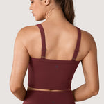 Women's Hugcurve Adjustable Longline Workout Bra Nightfall Blue