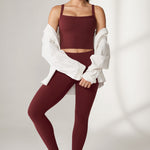 Women's Hugcurve Adjustable Longline Workout Bra Nightfall Blue