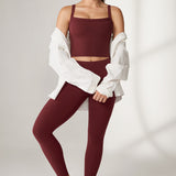 Women's Hugcurve Adjustable Longline Workout Bra Nightfall Blue