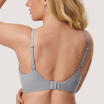 Women's T-shirt Push Up Bra Quantum Grey