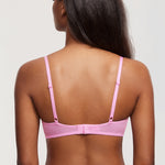 Women's Romantic Lace Plunge Bra Black