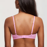 Women's Romantic Lace Plunge Bra Black