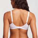 Women's Sexy Mesh Underwire Balconette Bra Cream Coffee