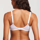 Women's Sexy Mesh Underwire Balconette Bra Cream Coffee