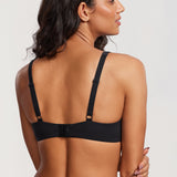 Women's Underwire Balconette Bra - Unlined Black