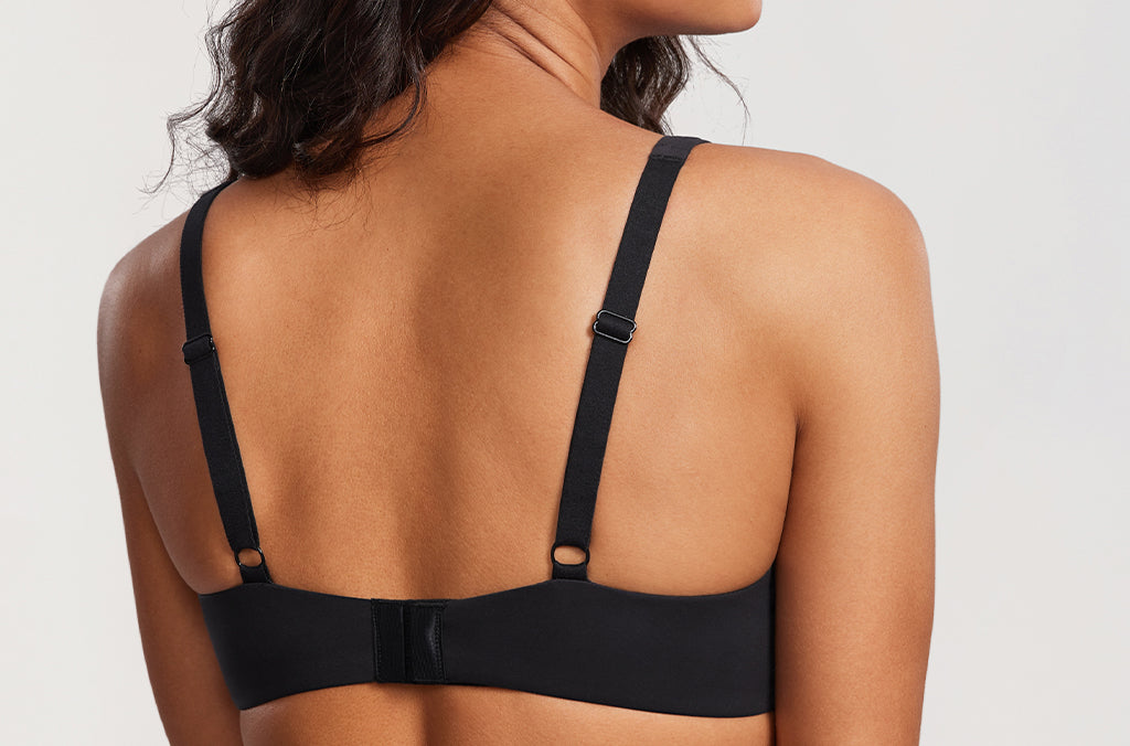 Women's Underwire Balconette Bra - Unlined Black