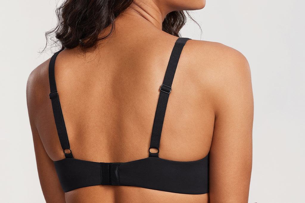 Women's Underwire Balconette Bra - Unlined Black
