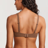 Women's Underwire Balconette Bra - Unlined Sandalwood Brown-2