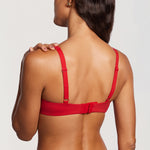 Women's Underwire Balconette Bra - Unlined Lipstick Red