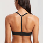 Women's Lacy Mesh Front Closure Bra Beige