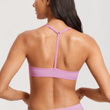 Women's Lacy Mesh Front Closure Bra Beige