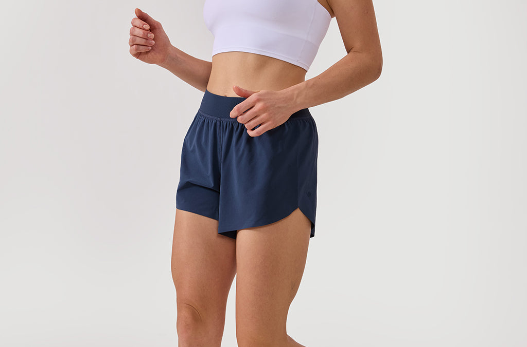 Women's Racerback Longline Sports Bra White