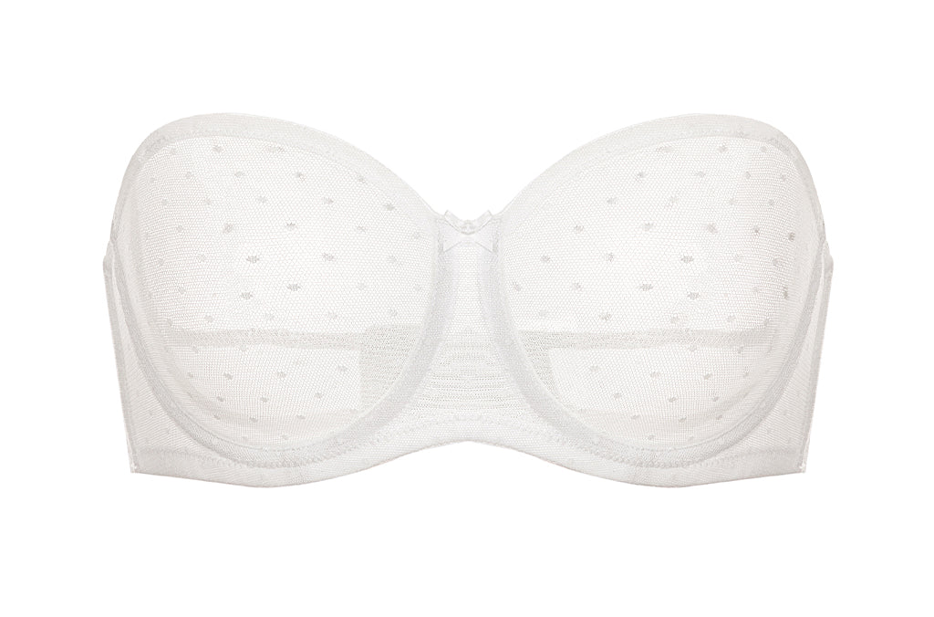 Women's Sexy Mesh Strapless Bra Peachy Keen