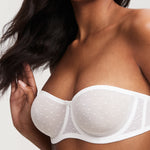 Women's Sexy Mesh Strapless Bra Peachy Keen