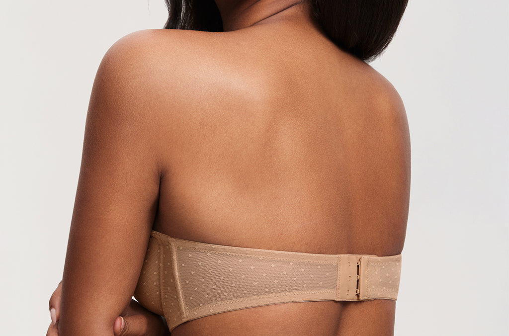 Women's Sexy Mesh Strapless Bra Peachy Keen