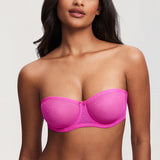 Women's Sexy Mesh Strapless Bra Peachy Keen