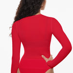 Women's Single-Layer Basic Long Sleeve Shirts True Navy