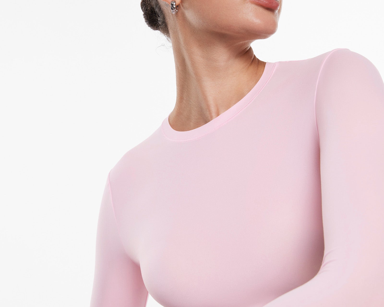 Women's Single-Layer Basic Long Sleeve Shirts True Navy