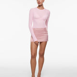 Women's Single-Layer Basic Long Sleeve Shirts Black