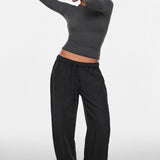 Women's Single-Layer Basic Long Sleeve Shirts Brown Purple