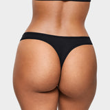 Women's V-shaped Low Rise Thongs 3 Pack Hazelnut (3pack)