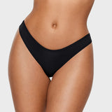 Women's V-shaped Low Rise Thongs 3 Pack Hazelnut (3pack)