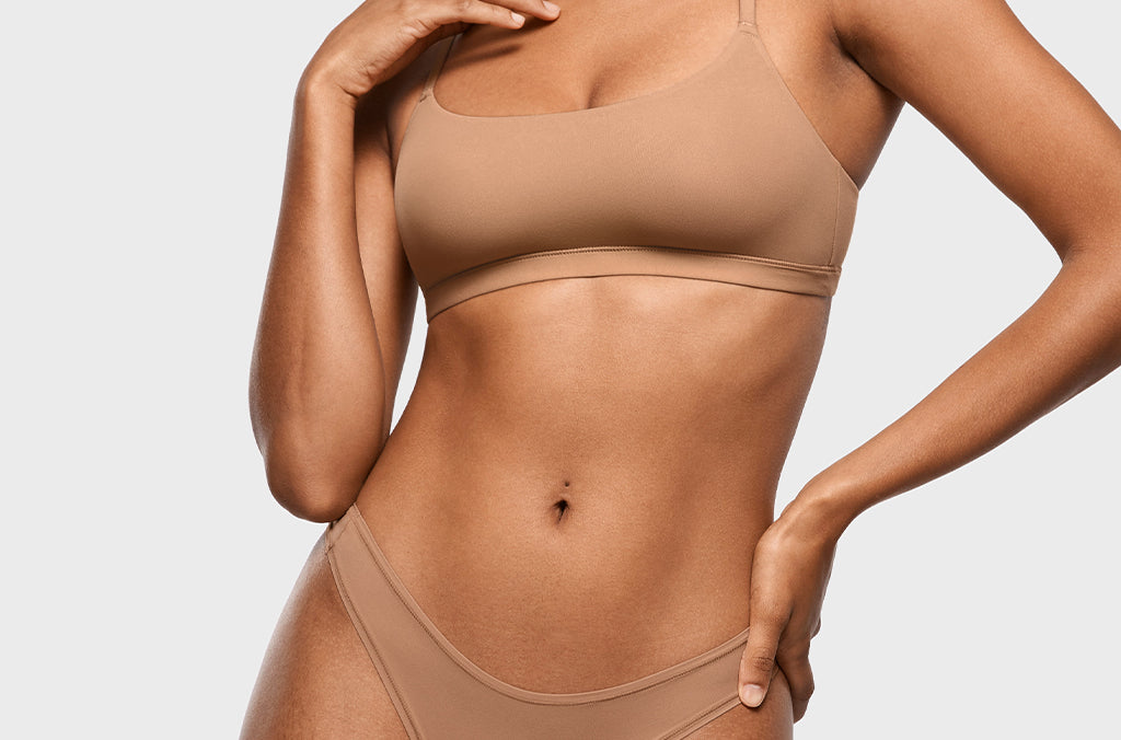 Women's V-shaped Low Rise Thongs 3 Pack Warm Beige (3pack)