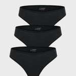 Women's Smooth High Cut Cheeky Briefs 3 Pack Gravel (3pack)