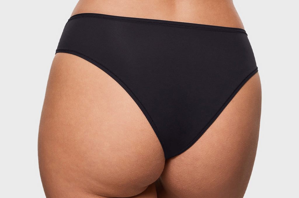Women's Smooth High Cut Cheeky Briefs 3 Pack Gravel (3pack)