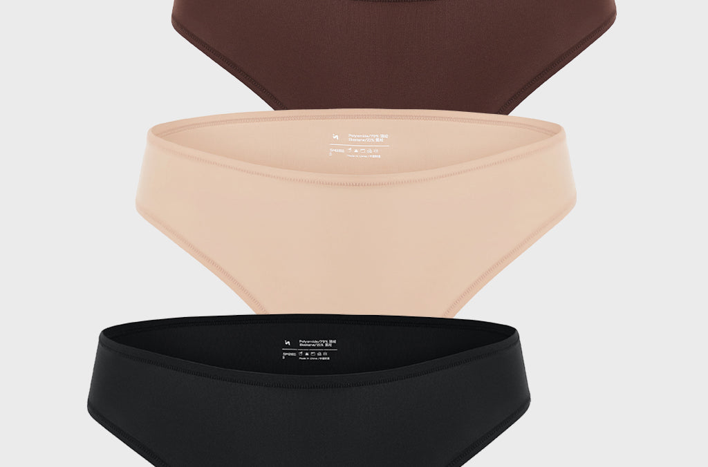Women's Smooth High Cut Cheeky Briefs 3 Pack Sandalwood (3pack)